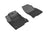 MAXpider Rubber Floor Mats for Lexus [Covers Front Row, Black] L1LX05111509