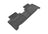 MAXpider Rubber Floor Mats for Lexus [Covers Rear (2nd) Row, Black] L1LX05121509