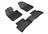 MAXpider Rubber Floor Mats for 2021 2020 2019 Lexus UX200 [Covers Front & Rear Row, Black] L1LX06601509