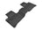 MAXpider Rubber Floor Mats for Mercedes-Benz [Covers Rear (2nd) Row, Black] L1MB00821509