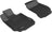 MAXpider Rubber Floor Mats for Mercedes-Benz [Covers Front Row, Black] L1MB00911509