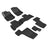 MAXpider Rubber Floor Mats for Mercedes-Benz [Covers Front & Both Rear Rows, Black] L1MB03901509