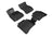 MAXpider Rubber Floor Mats for Mercedes-Benz [Covers Front Row, Black] L1MB04601509
