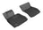 MAXpider Rubber Floor Mats for Mercedes-Benz [Covers Front Row, Black] L1MB04611509