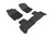 MAXpider Rubber Floor Mats for Mercedes-Benz [Covers Front & Rear Row, Black] L1MB05301509