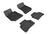 MAXpider Rubber Floor Mats for 2013 2012 2011 Mercedes-Benz CLS550 [Covers Front & Rear Row, Black] L1MB05401509