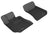 MAXpider Rubber Floor Mats for E350/E400 [Covers Front Row, Black] L1MB05711509