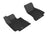 MAXpider Rubber Floor Mats for Mercedes-Benz [Covers Front Row, Black] L1MB08811509