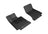 MAXpider Rubber Floor Mats for Mercedes-Benz [Covers Front Row, Black] L1MB10211509