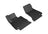 MAXpider Rubber Floor Mats for Mercedes-Benz [Covers Front Row, Black] L1MB10311509