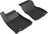 MAXpider Rubber Floor Mats for Mercedes-Benz [Covers Front Row, Black] L1MB11211509