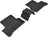MAXpider Rubber Floor Mats for Mercedes-Benz [Covers Rear (2nd) Row, Black] L1MB11221509