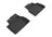 MAXpider Rubber Floor Mats for 2021 2020 2019 2018 2017 2016 2015 Mini Cooper [Covers Rear (2nd) Row, Black] L1MN01521509