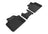 MAXpider Rubber Floor Mats for 2021 2020 2019 2018 2017 Mini Cooper Countryman [Covers Rear (2nd) Row, Black] L1MN01821509