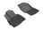 MAXpider Rubber Floor Mats for 2020 2019 2018 2017 2016 2015 2014 2013 2012 2011 Mitsubishi Outlander [Covers Front Row, Black] L1MT01011509