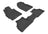 MAXpider Rubber Floor Mats for 2012 2011 2010 2009 2008 2007 Mazda CX-7 [Covers Front & Rear Row, Black] L1MZ01601509