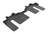 MAXpider Rubber Floor Mats for 2015 2014 2013 2012 2011 2010 2009 2008 2007 Mazda CX-9 [Covers Rear (2nd) Row, Black] L1MZ01721509