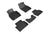 MAXpider Rubber Floor Mats for Mazda [Covers Front & Rear Row, Black] L1MZ06701509