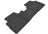 MAXpider Rubber Floor Mats for 2013 2012 2011 2010 2009 2008 Nissan Rogue [Covers Rear (2nd) Row, Black] L1NS02921509