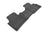 MAXpider Rubber Floor Mats for 2014 2013 2012 2011 2010 2009 Nissan Maxima [Covers Rear (2nd) Row, Black] L1NS03021509