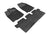 MAXpider Rubber Floor Mats for 2020 2019 2018 2017 2016 2015 2014 2013 Nissan Pathfinder [Covers Front & Rear Row, Black] L1NS05801509