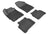 MAXpider Rubber Floor Mats for 2012 2011 2010 2009 2008 2007 Nissan Altima [Covers Front & Rear Row, Black] L1NS06201509