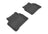 MAXpider Rubber Floor Mats for 2012 2011 2010 2009 2008 2007 Nissan Altima [Covers Rear (2nd) Row, Black] L1NS06221509