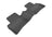 MAXpider Rubber Floor Mats for 2017 2016 2015 2014 2013 2012 2011 Nissan Juke [Covers Rear (2nd) Row, Black] L1NS06421509