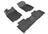 MAXpider Rubber Floor Mats for 2020 2019 2018 2017 2016 2015 2014 Nissan Rogue [Covers Front & Rear Row, Black] L1NS06801509