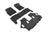 MAXpider Rubber Floor Mats for 2021 2020 2019 2018 2017 Nissan Armada [Covers Front & Both Rear Rows, Black] L1NS09501509