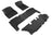 MAXpider Rubber Floor Mats for 2021 2020 2019 2018 2017 Nissan Armada [Covers Front & Both Rear Rows, Black] L1NS10001509