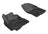 MAXpider Rubber Floor Mats for Pontiac/Toyota [Covers Front Row, Black] L1PA00111509