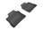 MAXpider Rubber Floor Mats for 2016 2015 2014 2013 2012 2011 2010 Porsche Panamera [Covers Rear (2nd) Row, Black] L1PO00621509