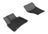 MAXpider Rubber Floor Mats for Cayenne/Touareg [Covers Front Row, Black] L1PO01011509