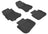 MAXpider Rubber Floor Mats for 2014 2013 2012 2011 2010 Subaru Outback [Covers Front & Rear Row, Black] L1SB00601509