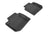 MAXpider Rubber Floor Mats for Subaru [Covers Rear (2nd) Row, Black] L1SB00821509