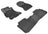 MAXpider Rubber Floor Mats for 2018 2017 2016 2015 2014 Subaru Forester [Covers Front & Rear Row, Black] L1SB00901509