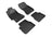 MAXpider Rubber Floor Mats for 2014 2013 2012 2011 2010 2009 2008 Subaru Impreza [Covers Front & Rear Row, Black] L1SB02501509