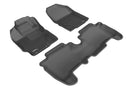 MAXpider Rubber Floor Mats for 2014 2013 Scion xD [Covers Front & Rear Row, Black] L1SC00301509