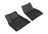 MAXpider Rubber Floor Mats for 2014 2013 2012 Tesla S [Covers Front Row, Black] L1TL00011509