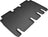 MAXpider Rubber Floor Mats for 2021 2020 2019 2018 2017 2016 Tesla X [Covers Rear (2nd) Row, Black] L1TL01121509