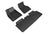 MAXpider Rubber Floor Mats for 2019 2018 2017 2016 2015 Tesla S [Covers Front & Rear Row, Black] L1TL01301509