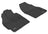 MAXpider Rubber Floor Mats for 2011 2010 Toyota Prius [Covers Front Row, Black] L1TY04011509