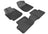 MAXpider Rubber Floor Mats for 2008 2007 2006 2005 2004 2003 Toyota Matrix [Covers Front & Rear Row, Black] L1TY04301509
