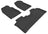 MAXpider Rubber Floor Mats for 2012 2011 2010 2009 2008 2007 2006 2005 Toyota Avalon [Covers Front & Rear Row, Black] L1TY05501509
