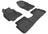 MAXpider Rubber Floor Mats for 2013 2012 2011 2010 2009 Toyota Matrix [Covers Front & Rear Row, Black] L1TY08501509