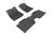 MAXpider Rubber Floor Mats for 2015 2014 2013 2012 Toyota Tacoma [Covers Front & Rear Row, Black] L1TY09101509