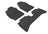 MAXpider Rubber Floor Mats for 2015 2014 2013 2012 Toyota Prius C [Covers Front & Rear Row, Black] L1TY09501509