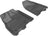 MAXpider Rubber Floor Mats for 2020 2019 2018 2017 2016 2015 2014 2013 Toyota Sienna [Covers Front Row, Black] L1TY13111509