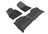 MAXpider Rubber Floor Mats for 2011 2010 2009 2008 2007 Toyota Tundra [Covers Front & Rear Row, Black] L1TY14701509